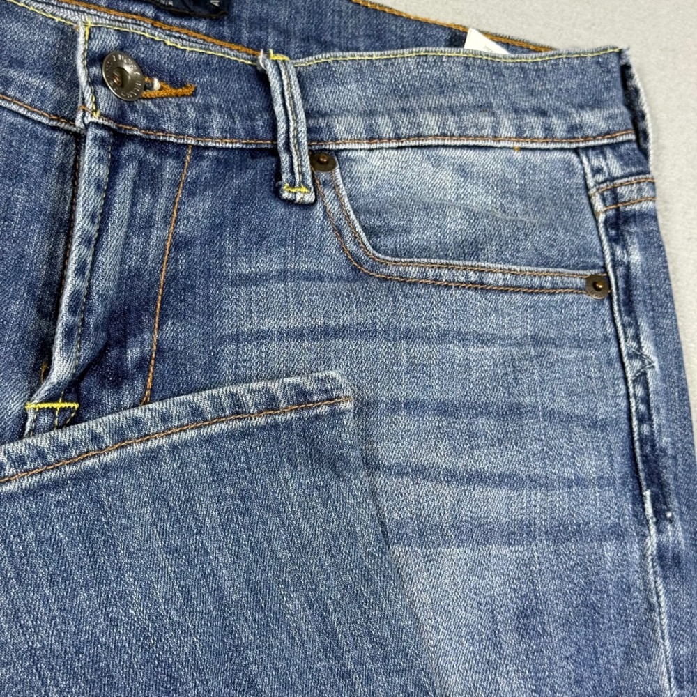 Lucky Brand Sweet N Straight Ankle Jeans Blue Denim Medium Wash Straight Leg